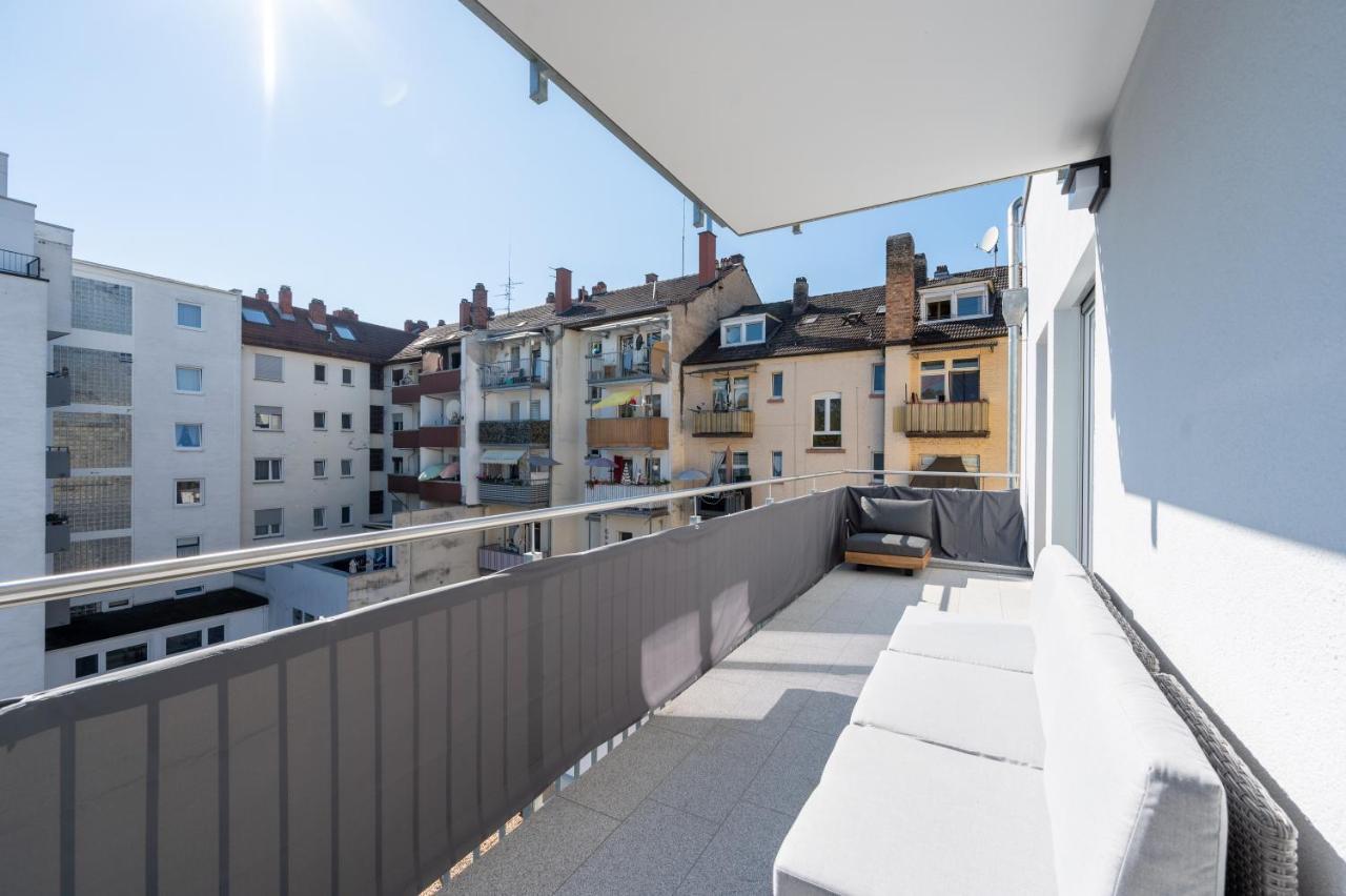 Apartmán Lit Living: Luxus - Box Spring - Parking - Terrace Ludwigshafen am Rhein Pokoj fotografie